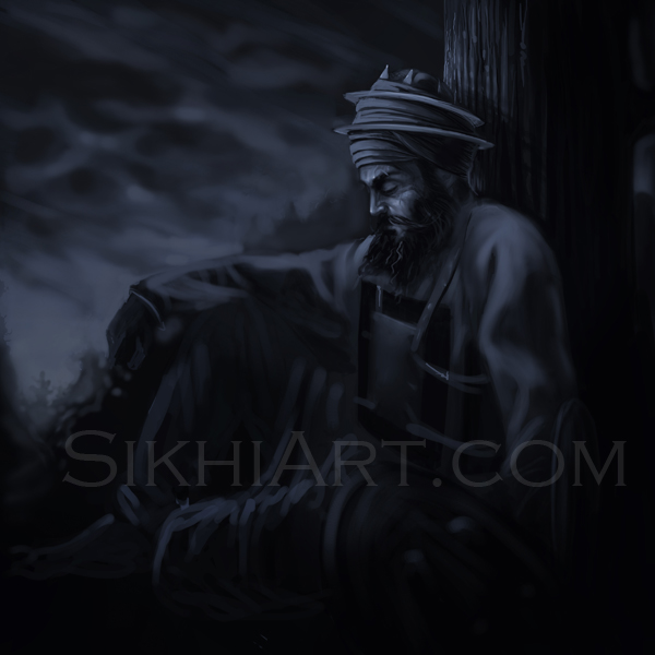Guru Gobind Singh ji, Machhiwara, Sikh Gurus, Sikhi, Art, Punjab Paintings, Bhagat Singh Bedi